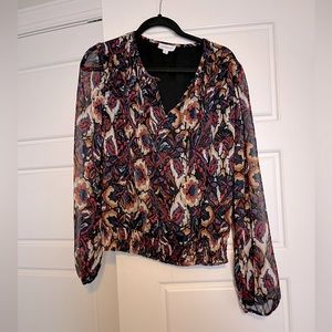 Evereve Stelle Abstract Blouse